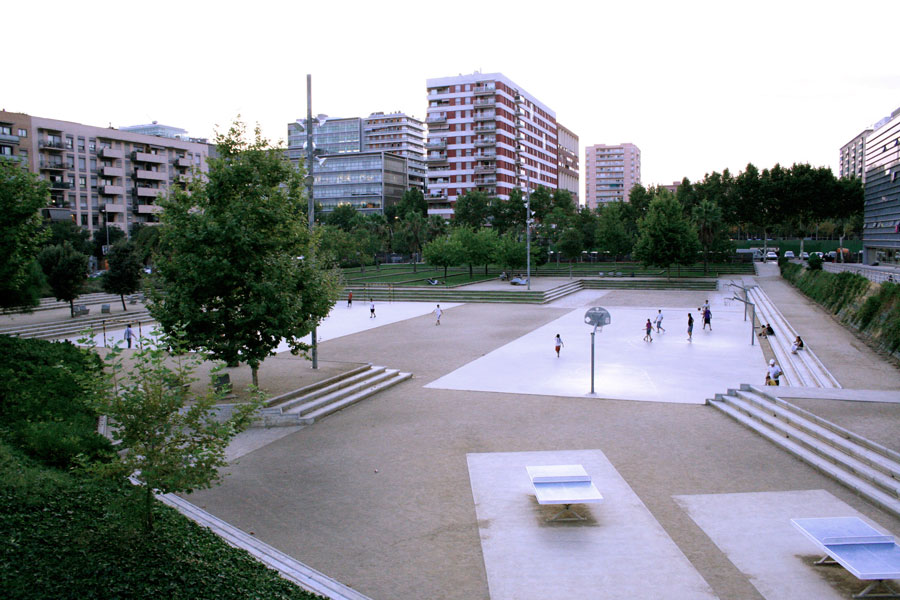 Cursa d’orientació al parc de Diagonal Mar