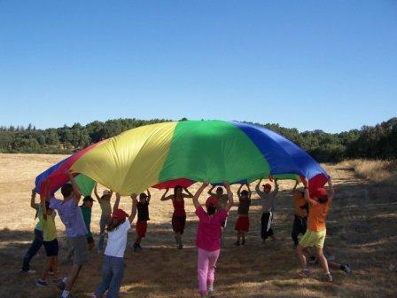 Activitats amb paracaigudes