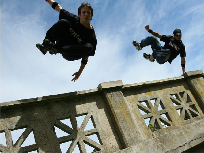 Parkour a l'escola?