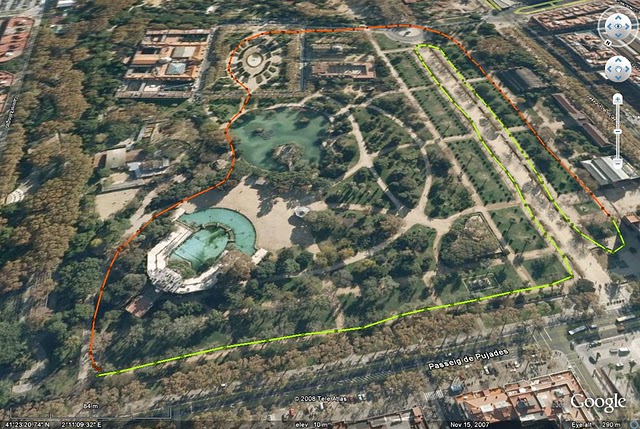 Cursa d'orientació al parc de la Ciutadella 2012