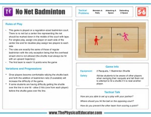 No-Net-Badminton