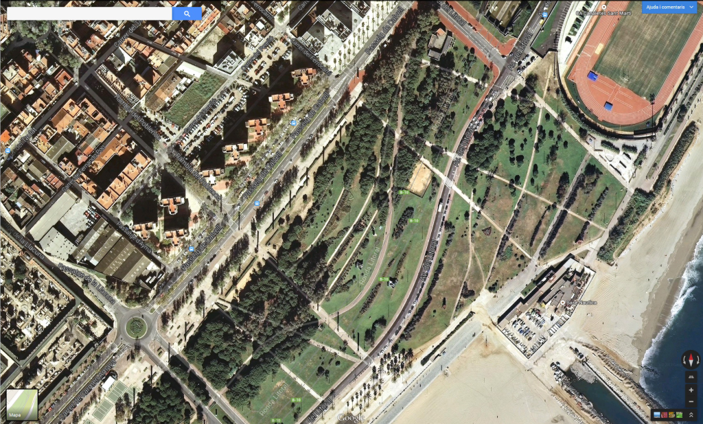 Mapes per a curses d'orientació a partir de Google Maps
