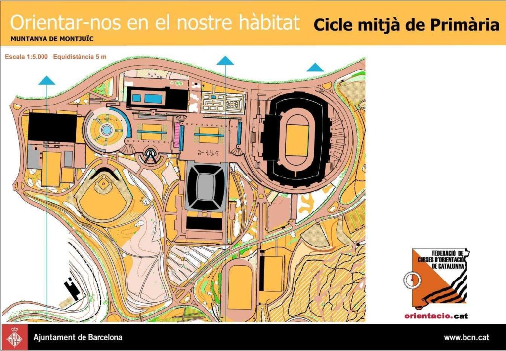 Circuit permanent d'orientació a la muntanya de Montjuïc 