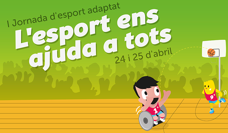 I Jornada d'esport adaptat. L'esport ens ajuda a tots