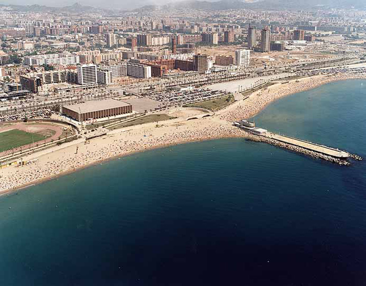 Itineraris marins de natació en aigües obertes a Barcelona