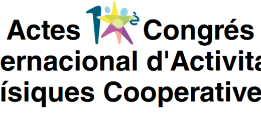 Actes 10è Congrés internacional d'activitats físiques cooperatives