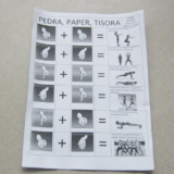 Pedra, paper i tisora fitness edition