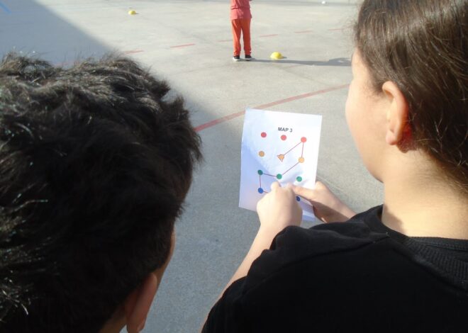 Orientació amb materials de British Orienteering 1